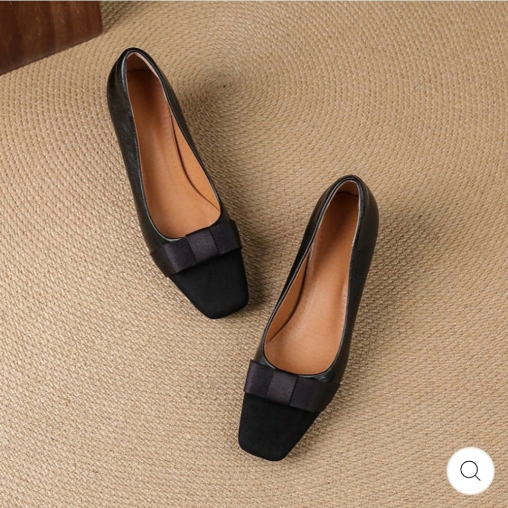 Riley River Blair Block Heels Black Size 255 ~ 8.5/9